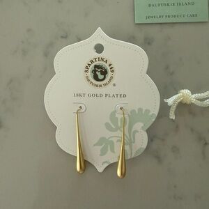 Spartina 449 Elegant Gold Drop Earrings